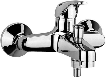 Фото смеситель для ванны и душа paffoni apollo apm022cr, хром