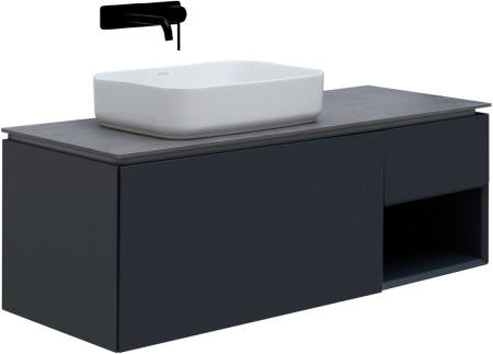 Фото тумба под раковину allen brau infinity 120 1.21006.am l антрацит матовый