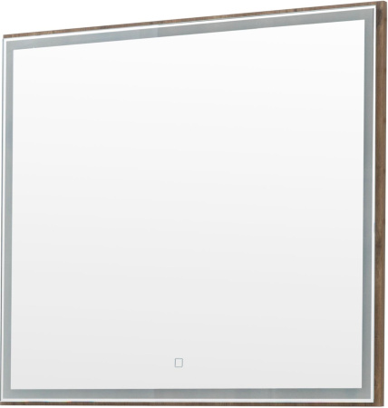 Зеркало с подсветкой Aquanet Nova Lite 90 дуб рустикальный LED