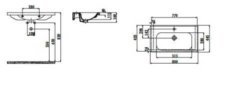 Фото раковина мебельная creavit eksen 80*45 см ek080-00cb00e-0000, белая