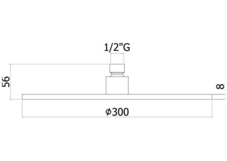 Фото верхний душ paffoni master king zsof079hgsp, золото медовое браш