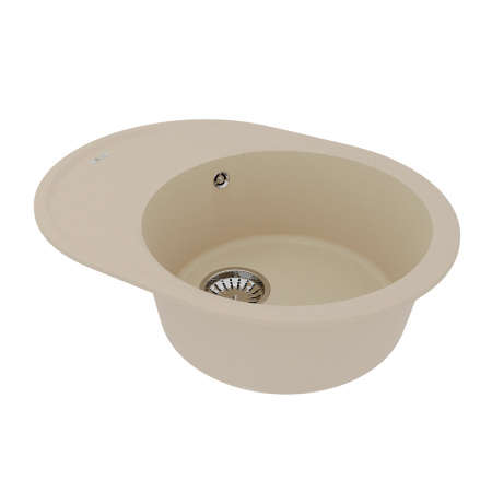 Фото мойка кухонная lemark lacha 620 бежевый