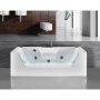 Фото акриловая ванна ceruttispa spa c-477-18 180x85 с гидромассажем