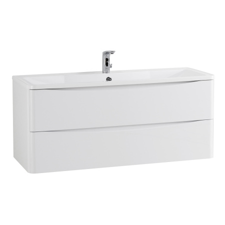 Фото тумба подвесная belbagno acqua 120 bianco lucido 