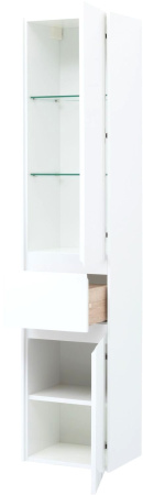 Фото пенал подвесной aquanet бруклин 35 белый