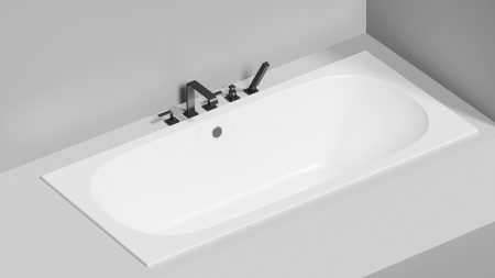 Фото ванна salini s-stone ornella axis 103422mrf 190*90 см, матовая покраска по ral полностью