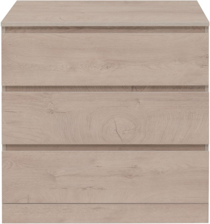 Фото комод aquanet сканди 80*48 см, дуб эдгрейн (3 ящика)