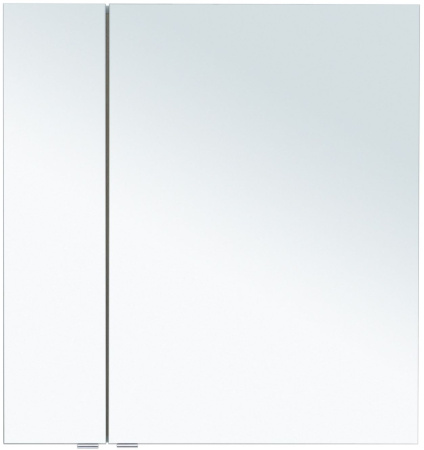 Фото зеркало-шкаф aquanet алвита new 80 серый