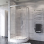 Фото душевой угол am.pm gem 80*80 см, профиль хром/стекло прозрачное