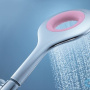Фото душевая лейка grohe rainshower icon 150 27447000 диаметр 150 мм, 2 режима, хром/розовый