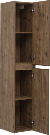 Фото пенал подвесной aquanet nova lite 35 дуб рустикальный