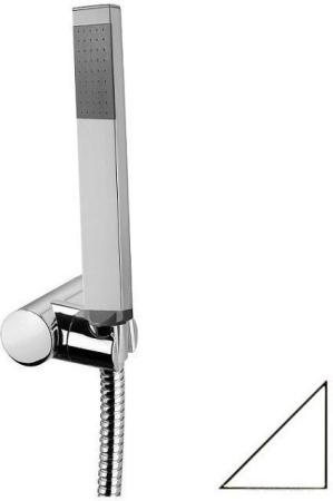 Фото душевой гарнитур paffoni premium zdup115bo, белый матовый