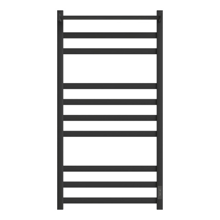 Фото полотенцесушитель электрический point меркурий pn83850pb п9 500x1000 с полкой, диммер справа, черный