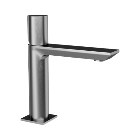 Фото смеситель для раковины remer edge eg512np, никель брашированный