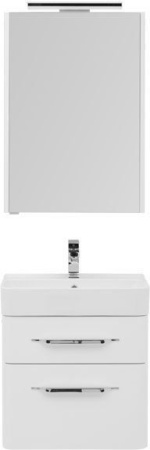 Фото комплект мебели aquanet виченца 60 белый