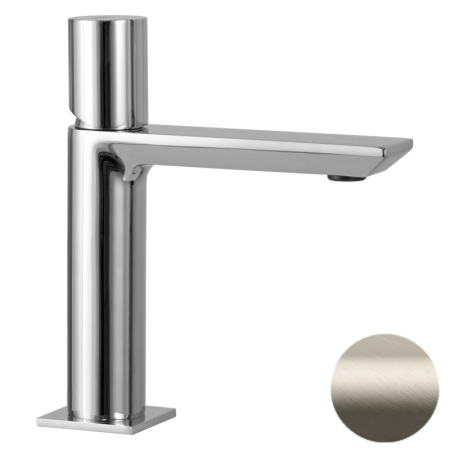 Фото смеситель для раковины remer edge eg512xv, сталь