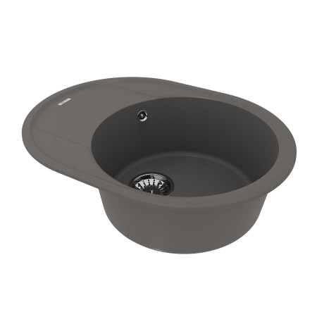 Фото мойка кухонная lemark lacha 620 серый шёлк