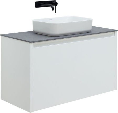 Фото тумба под раковину allen brau fantasy 100 1.11004.wm белый матовый
