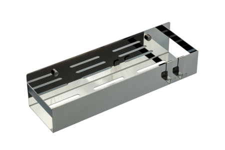 Фото полка подвесная 2 крючка boheme 10965-sgm, черный хром