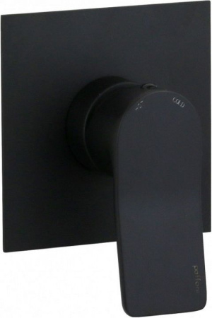 Фото встраиваемый смеситель для душа paffoni tilt ti010no/m, черный матовый