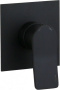 Фото встраиваемый смеситель для душа paffoni tilt ti010no/m, черный матовый