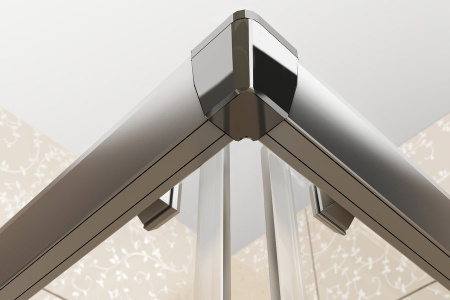 Фото душевой угол ravak blix blrv2к-90 1xv70c00zg 90*190 см, профиль хром/стекло матовое