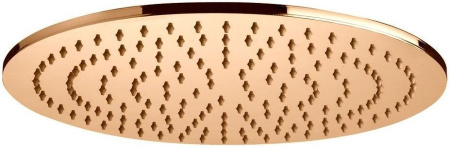 Фото верхний душ с держателем paffoni master king, золото медовое