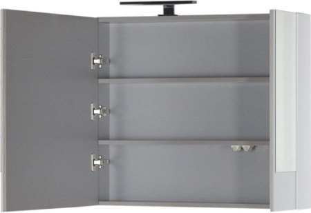 Фото зеркало-шкаф aquanet верона 100 белый