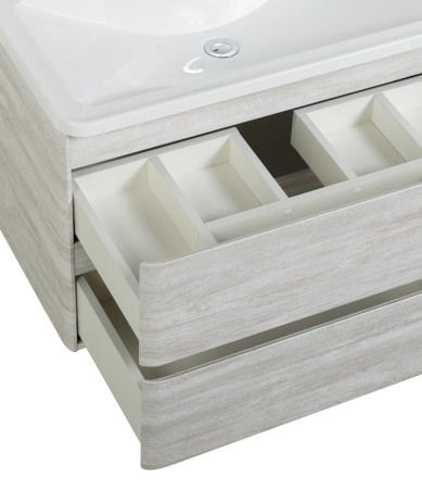 Фото тумба подвесная belbagno albano 100 rovere vintage bianco 