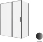 Фото душевой угол allen brau priority 3.31039.bba + 3.31045.bba 160*90*200 см, профиль черный браш