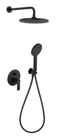 Фото душевая система remer energy ey09s02md25novb, черный матовый