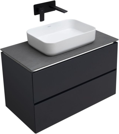Фото тумба под раковину allen brau infinity 85 1.21001.am антрацит матовый