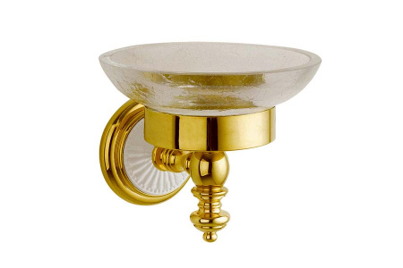 Фото мыльница настенная boheme palazzo 10103, золото