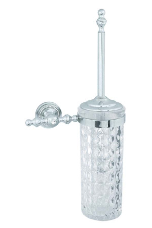 Фото ершик настенный boheme brillante 10443, хром/хрусталь