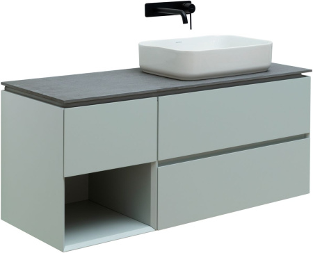 Фото тумба под раковину allen brau infinity 120 1.21007.pwm r папирус матовый