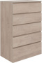Фото комод aquanet сканди 80*48 см, дуб эдгрейн (6 ящиков)