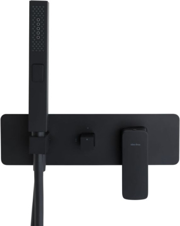 Фото встраиваемый комплект для душаallen brau infinity 5.21011-31, черный матовый