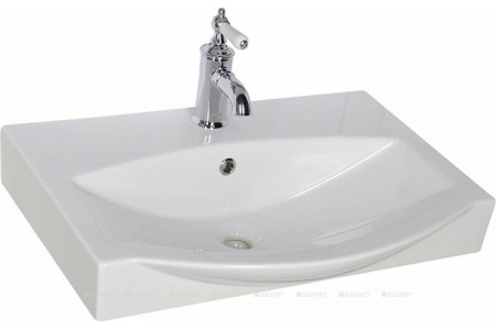 Фото раковина для тумбы sanovit plazma 65 5065-kl, белая