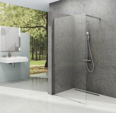 Фото душевое ограждение ravak walk-in wall 150*200 см gw9wp0c00z1, стекло прозрачное/профиль хром
