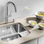 Фото кухонные мойки blanco supra 340 u 518199 37х43