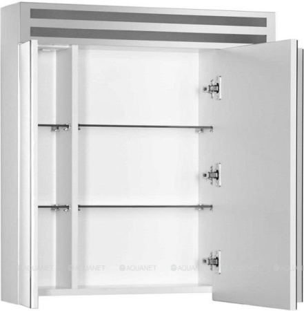 Фото зеркало-шкаф de aqua эколь 70 белый