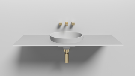 Фото раковина salini s-stone marea 03 1802203mrf, матовая покраска по ral полностью