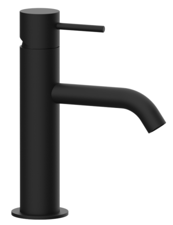 Фото смеситель для раковины remer x style x12no, черный матовый