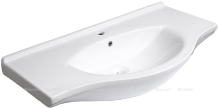 Фото раковина для тумбы aquanet yalaier 100 1100, белая