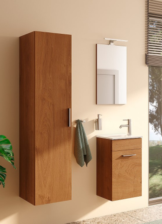 Фото комплект мебели vitra mia 40 см 67089, золотой дуб