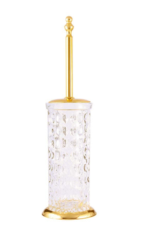 Фото ершик напольный boheme imperiale 10425, золото/хрусталь