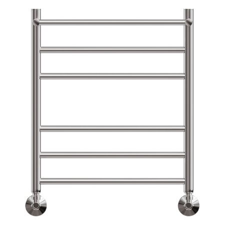 Фото полотенцесушитель водяной point аврора pn10156p п5 500x600 с полкой, хром