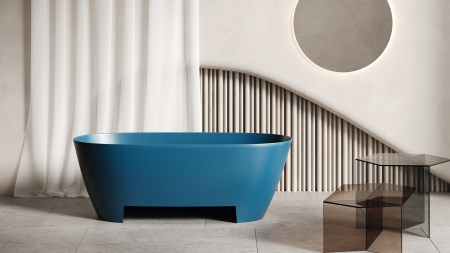 Фото ванна salini s-sense sofia light 103611grf 165*75 см без перелива, глянец покраска по ral полностью