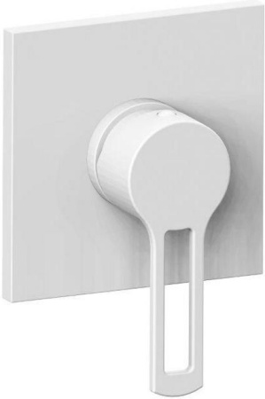 Фото встраиваемый смеситель для душа paffoni ringo rin010bo/m, белый матовый