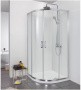 Фото душевой угол aquanet alfa naa2142 r550 90*90*200 см, прозрачное стекло